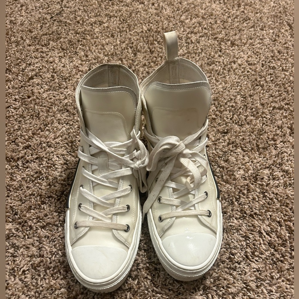 Christian Dior high top fashion sneakers for men